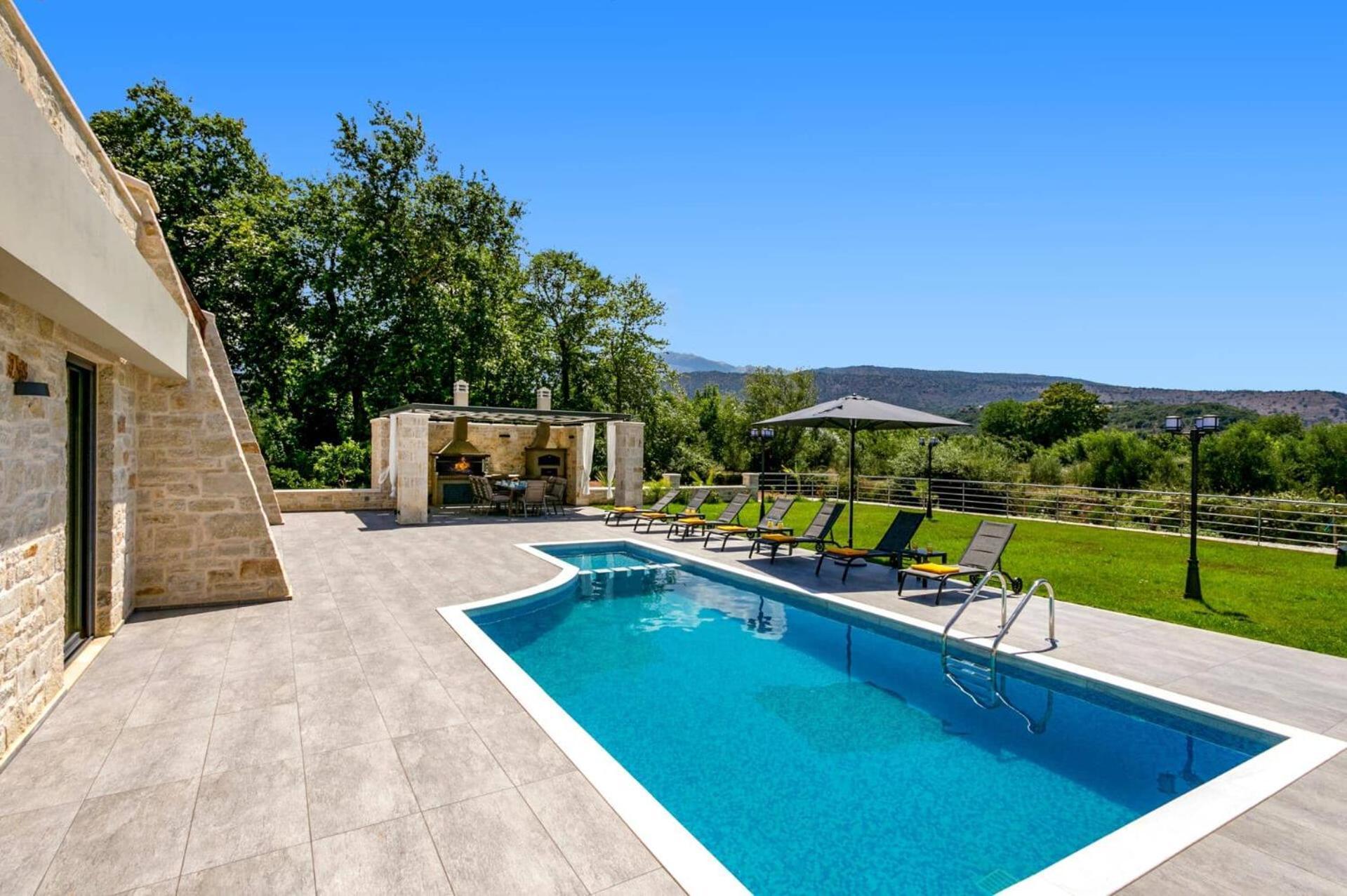 Villa Potami Angela By Villa Plus Stilos Экстерьер фото