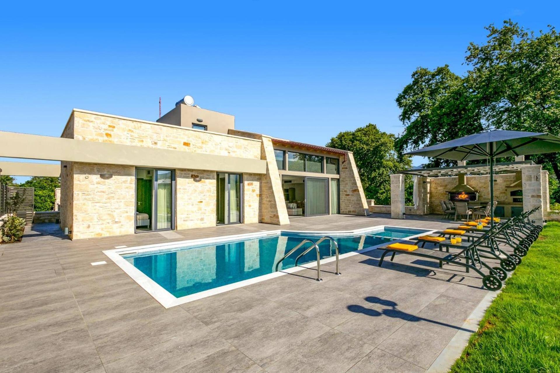 Villa Potami Angela By Villa Plus Stilos Экстерьер фото