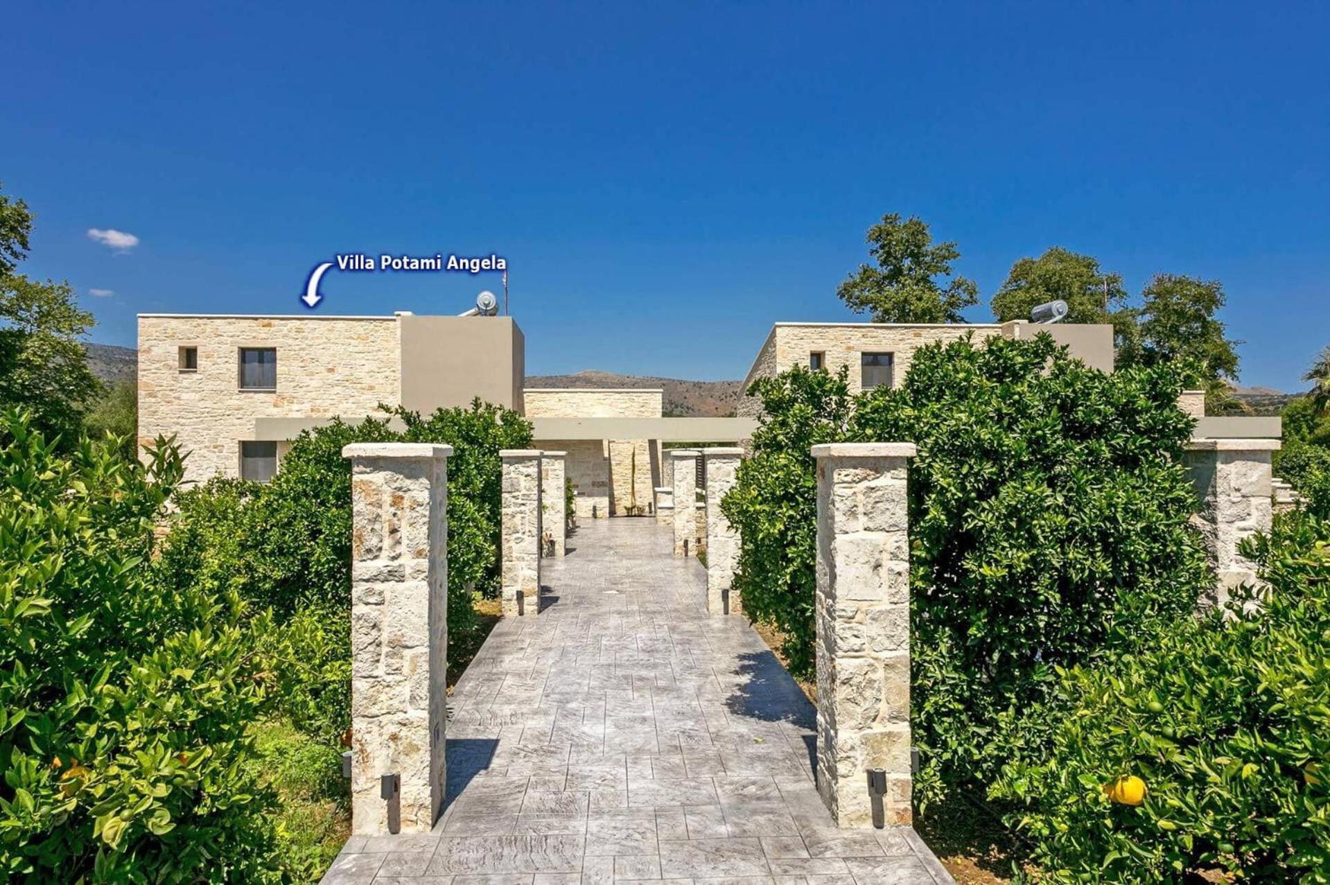 Villa Potami Angela By Villa Plus Stilos Экстерьер фото